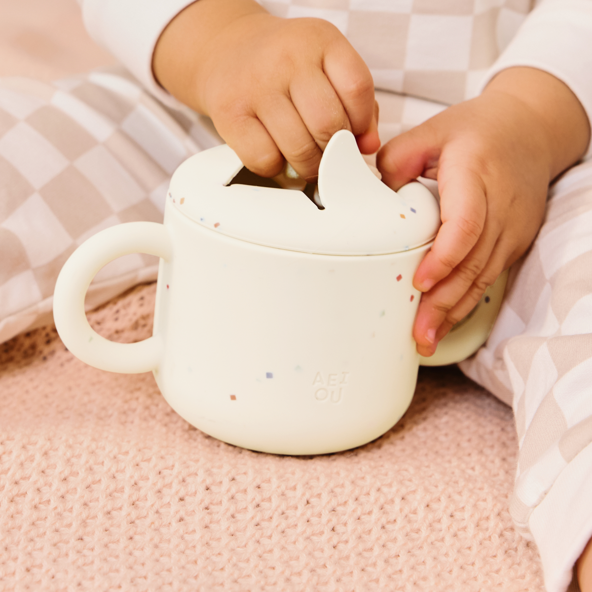 AEIOU Silicone Snack Cup (2 Pack).