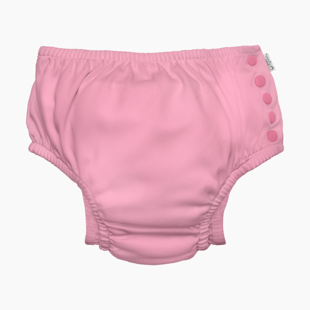 GREEN SPROUTS Eco Snap Swim Diaper - Light Pink, 6 Months.