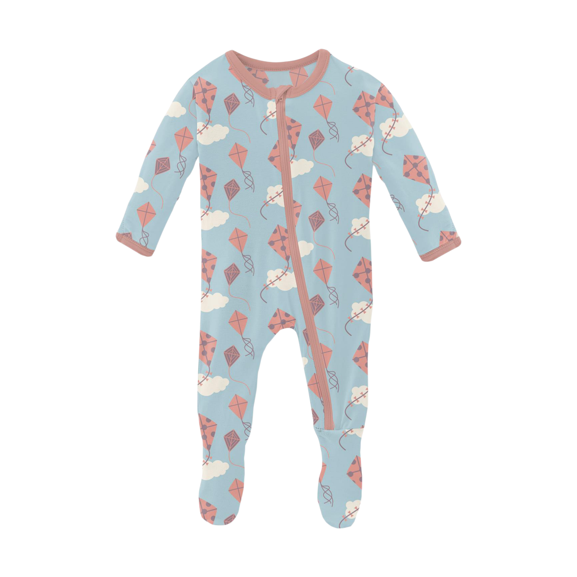 KicKee Pants Women's Print Maternity/Nursing Robe & Layette Gown Set