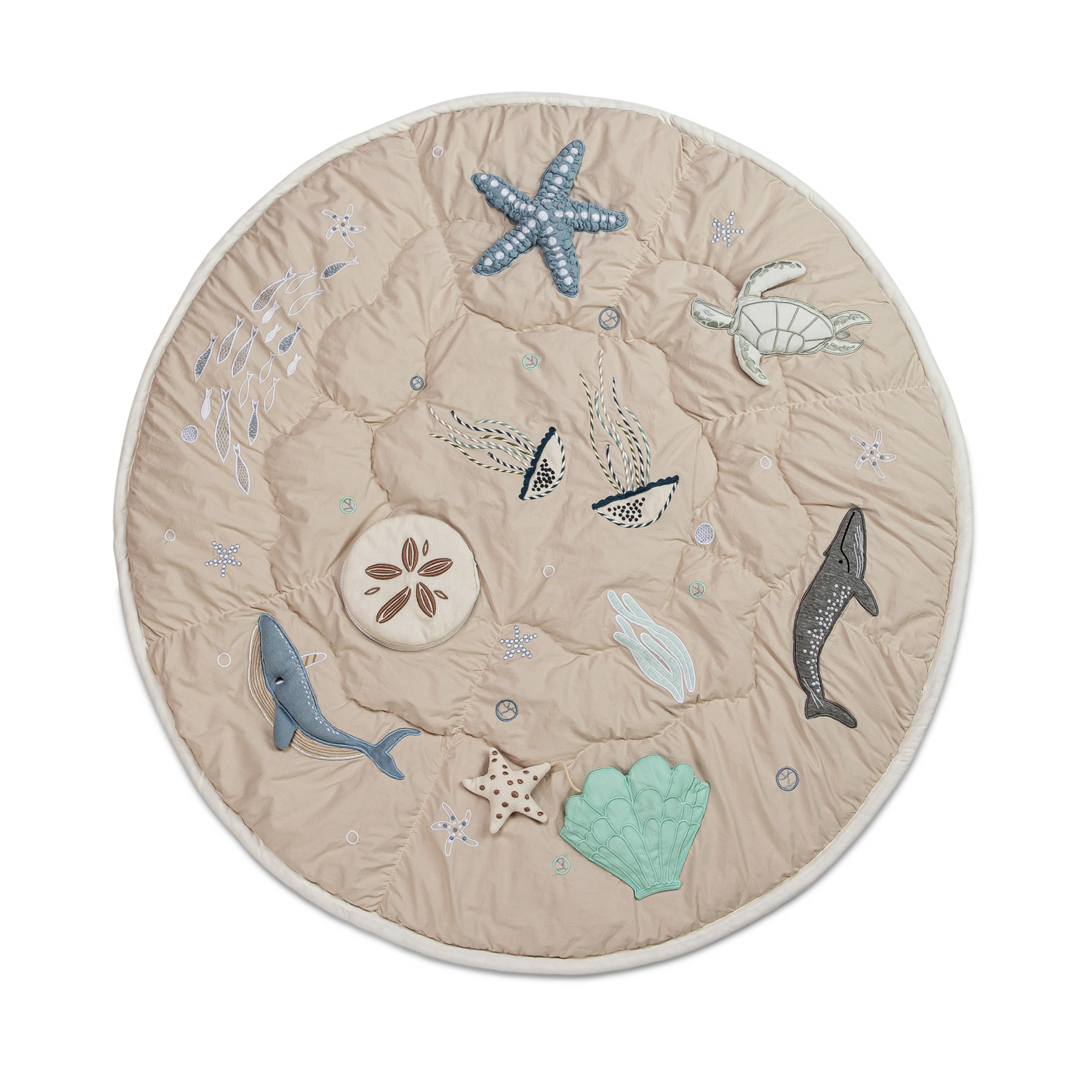 Crane Baby Cotton Quilted Activity Mat.