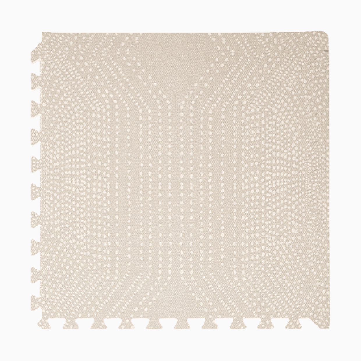 Toddlekind Haven Foam Play Mat | Deco Collection - Ecru, 6X8.