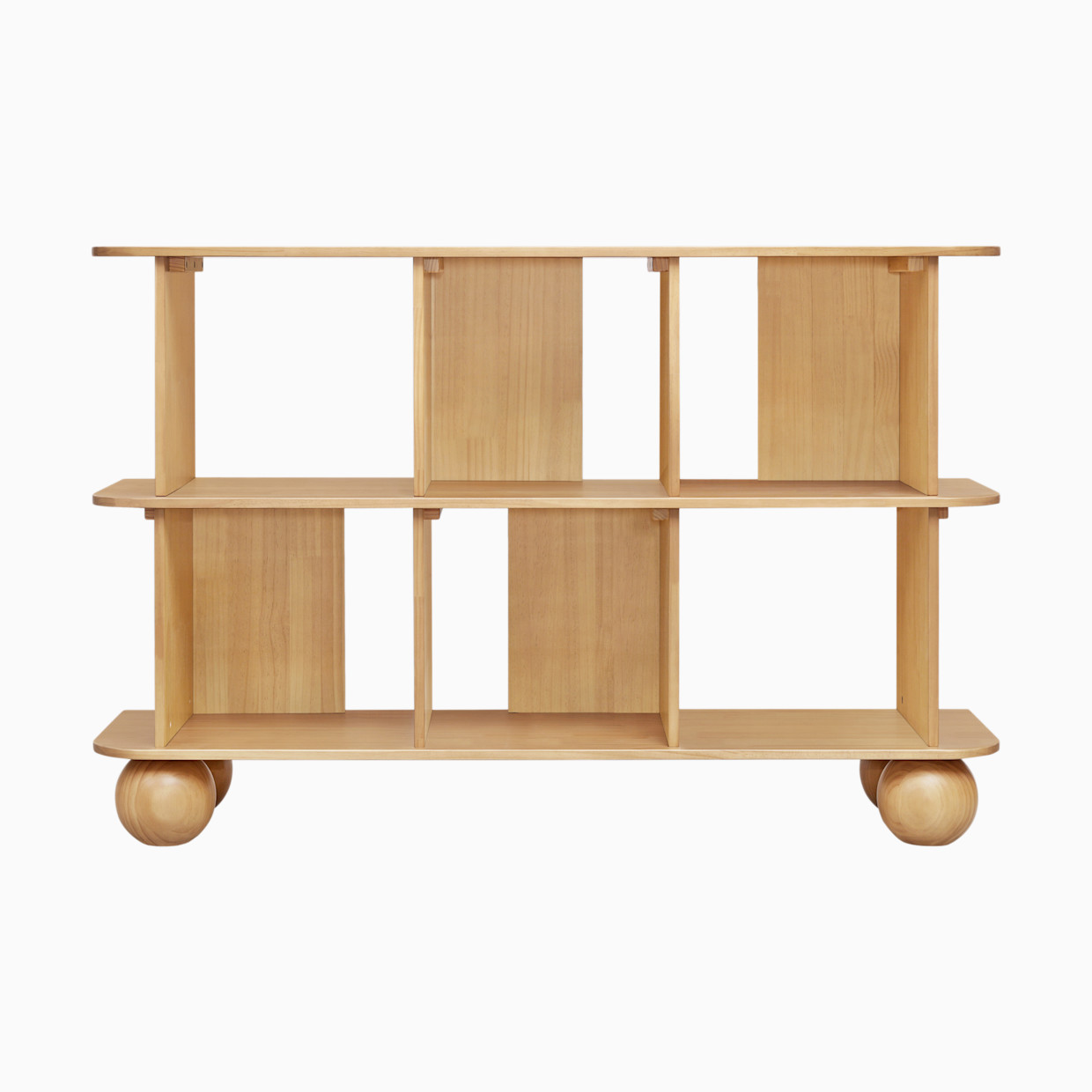 babyletto Crosby Open Bookcase - Honey.