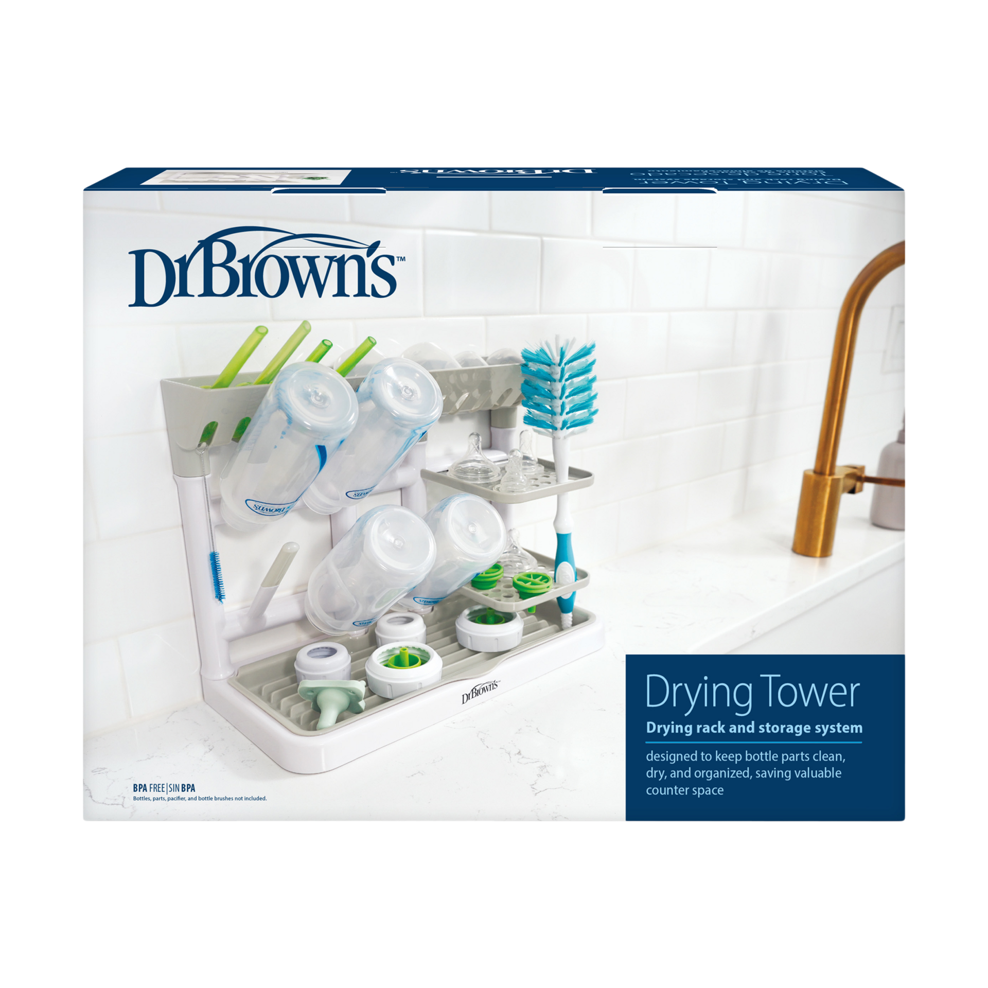 Dr. Brown's Drying Tower - Gray.