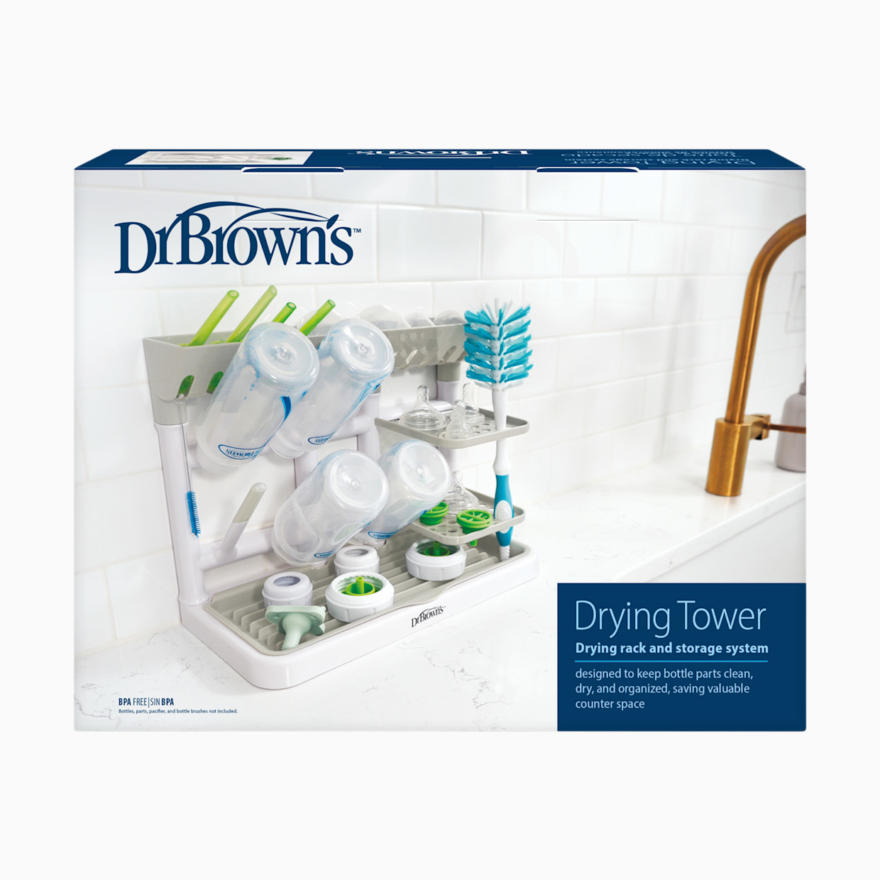 Dr. Brown's Drying Tower - Gray.
