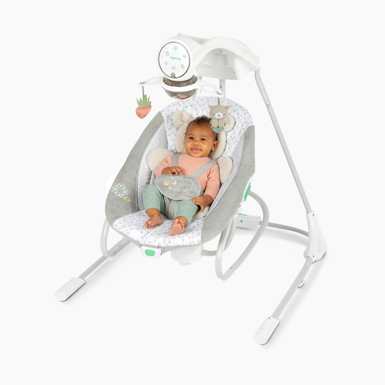 Ingenuity InLighten Soothing Swing & Rocker - Nate.