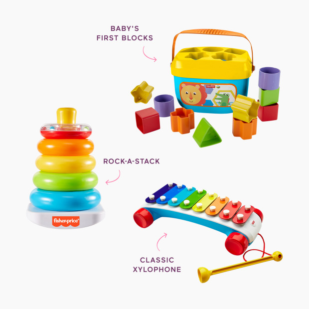Fisher-Price Classic Infant Trio Toy Set - Infant Set.