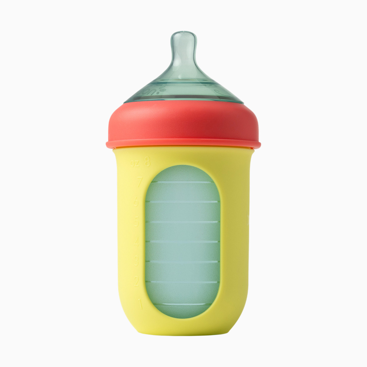 Boon NURSH Silicone Pouch Bottles - Multi-Color, 8 Oz.