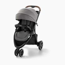Graco Outpace LX All-Terrain 3-Wheel Baby Stroller, Cohen €” Compatible for Travel System, Easy One-Hand Fold, in-Seat Suspension for Comfortable Ride, Never-Flat Rubber Tires