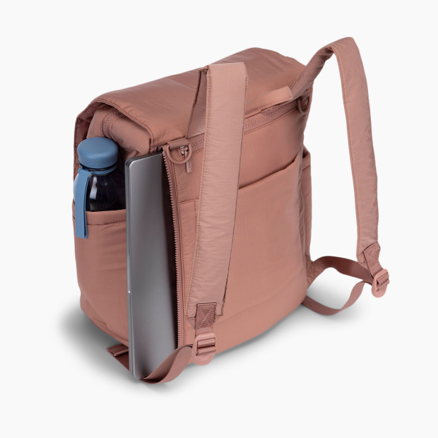 CALPAK Diaper Backpack with Laptop Sleeve - Peony.