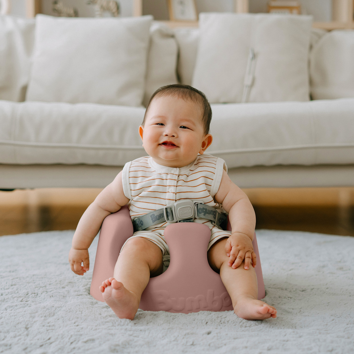 Bumbo Floor Seat PLUS+ - Sonoran Rose.