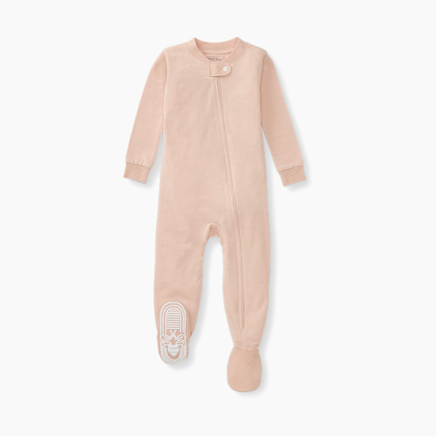 Burt's Bees Baby Honeysoft™ Buttery Soft Lyocell and Organic Cotton Blend Sleeper Footed Zip Up.