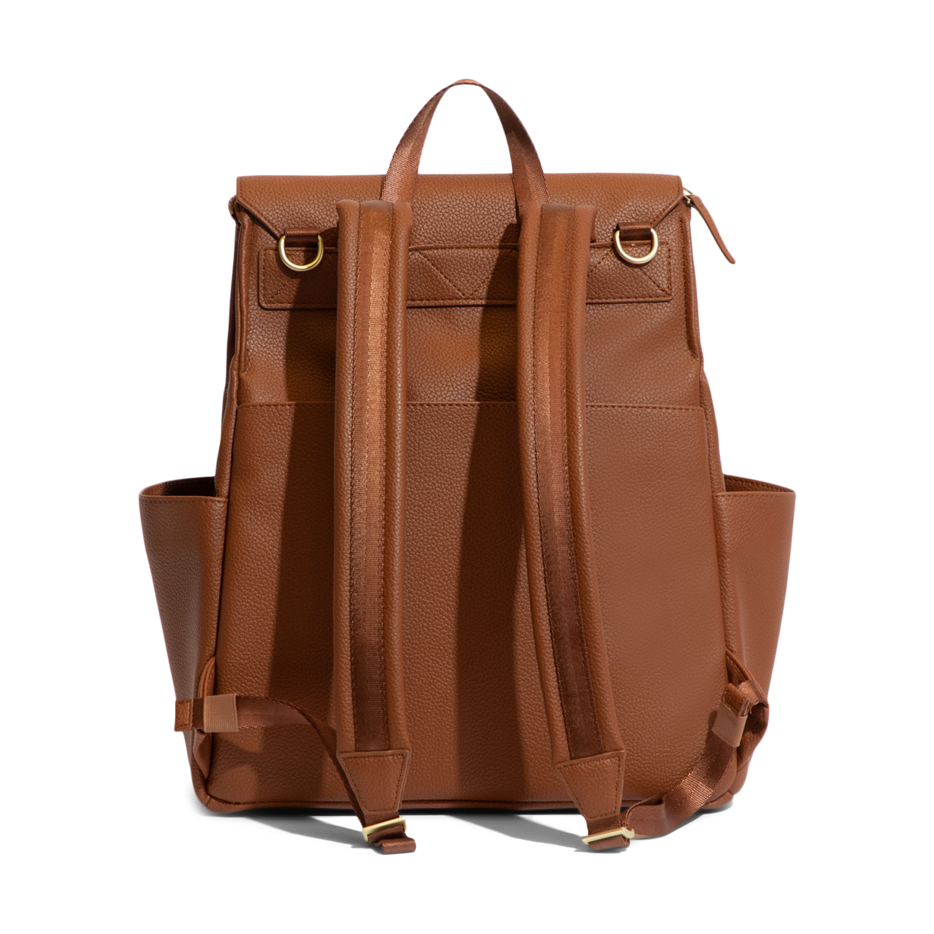 Freshly Picked Convertible Classic Diaper Bag II - Cognac.