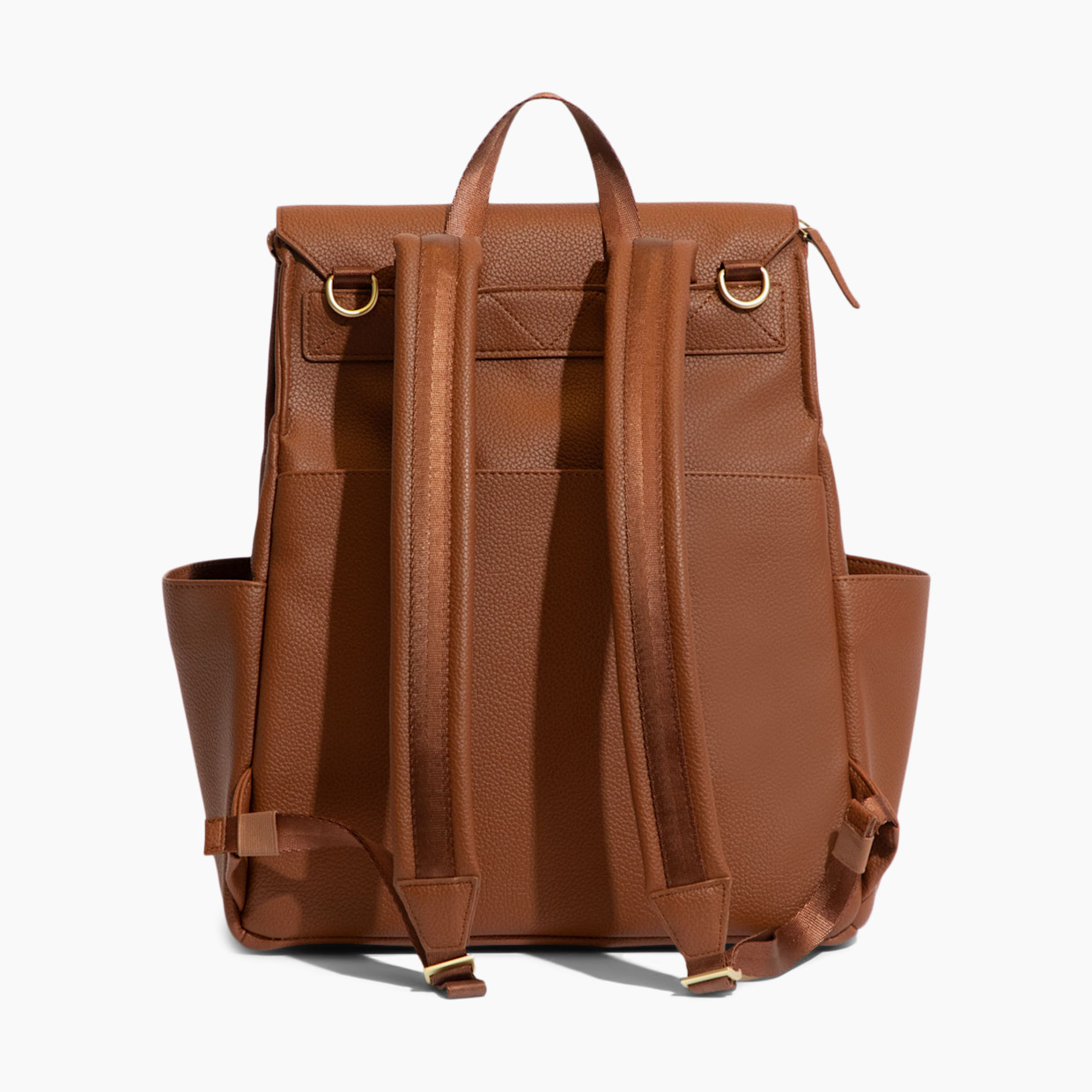 Freshly Picked Convertible Classic Diaper Bag II - Cognac.