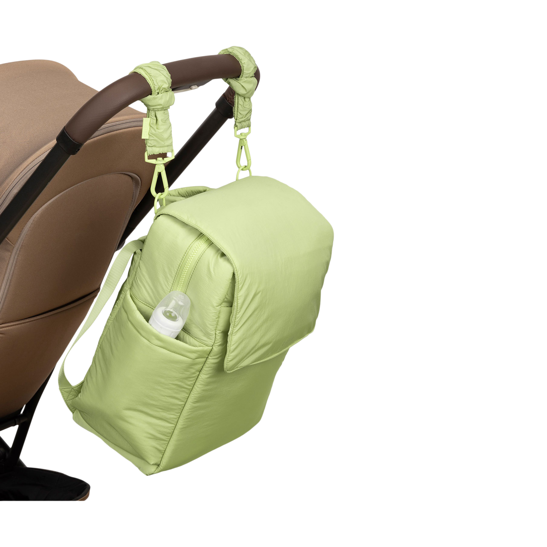 CALPAK Diaper Backpack with Laptop Sleeve - Lime.