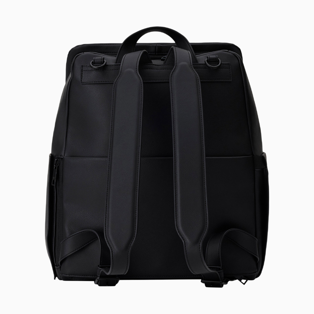 BEIS Travel The Everyday Diaper Backpack - Black, Faux Leather.