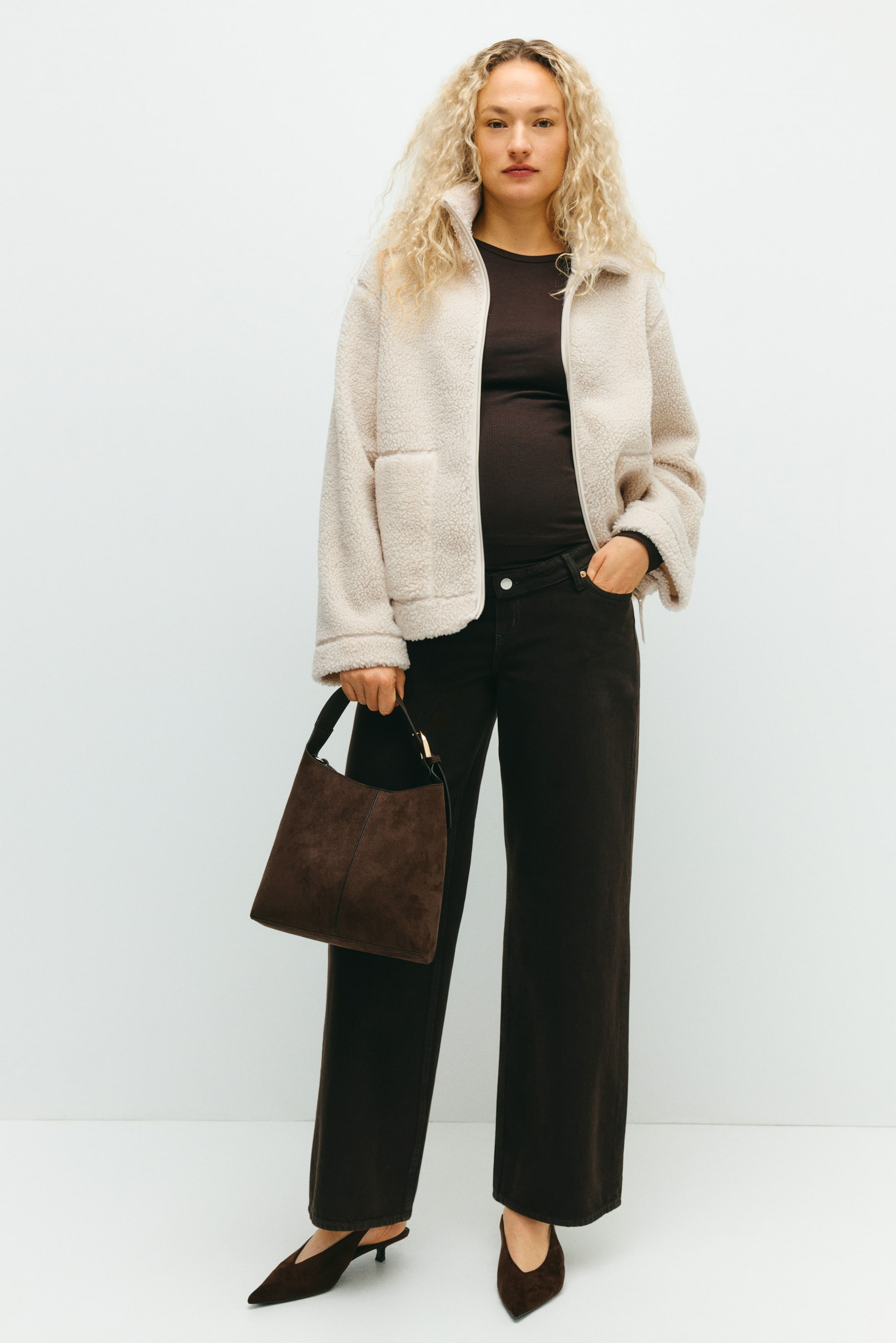 MAMA Teddy Fleece Jacket.