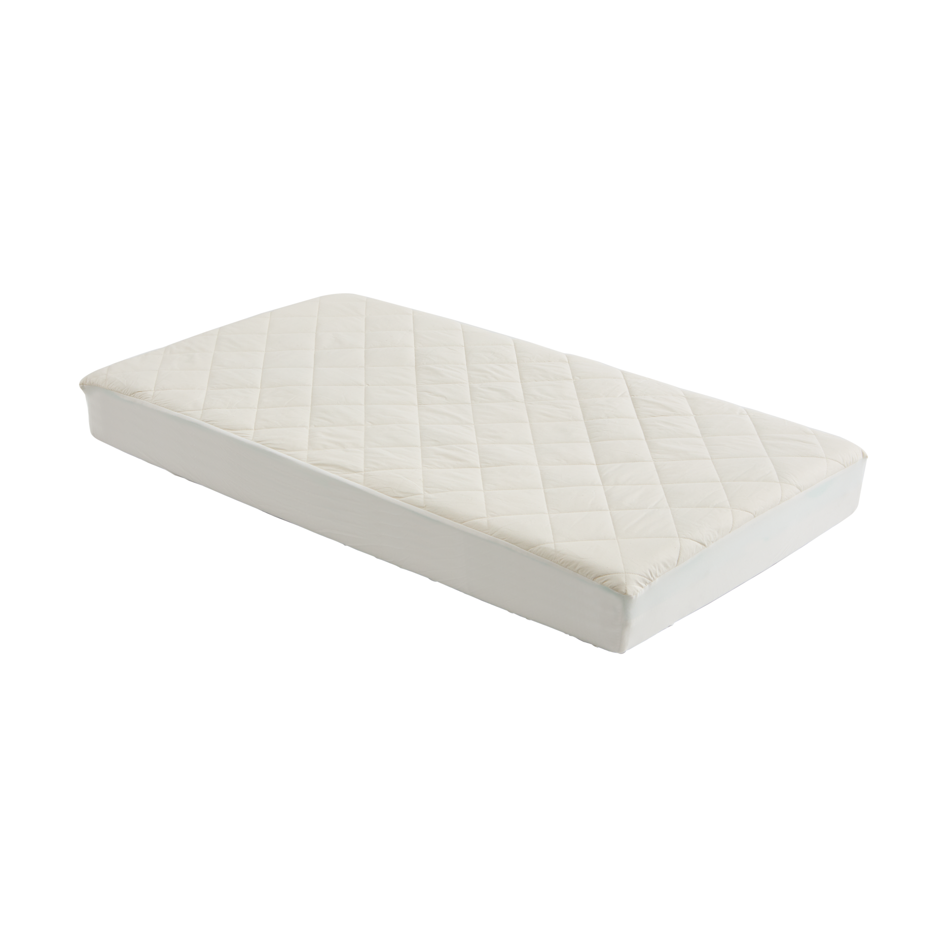 Soundly Organic Waterproof Crib Mattress Pad - Cream.