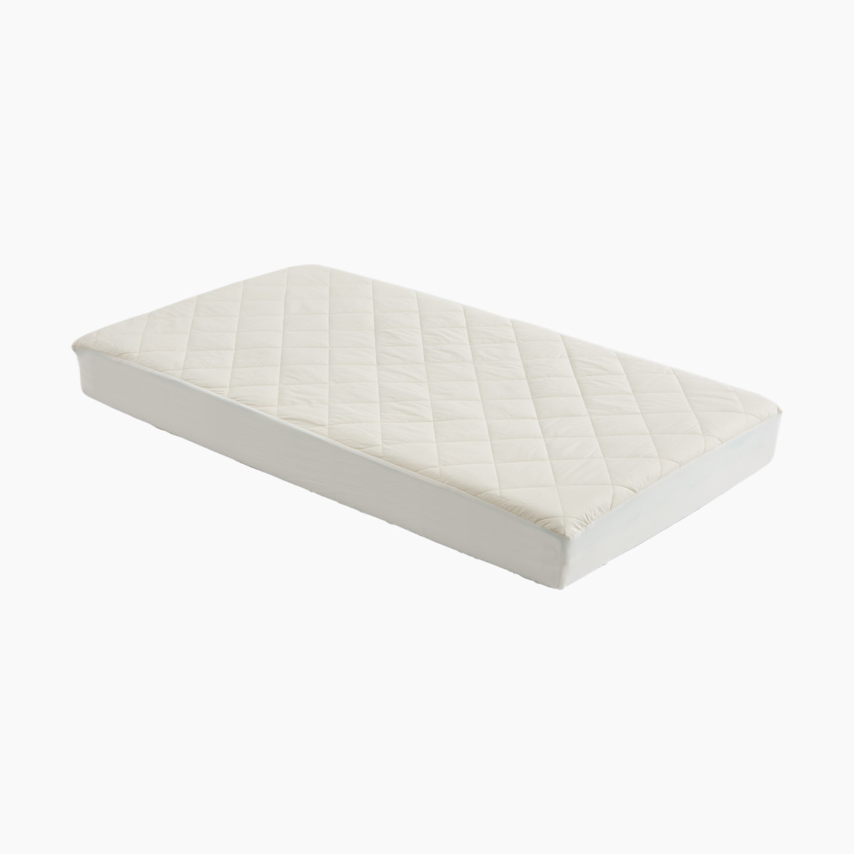 Soundly Organic Waterproof Crib Mattress Pad - Cream.