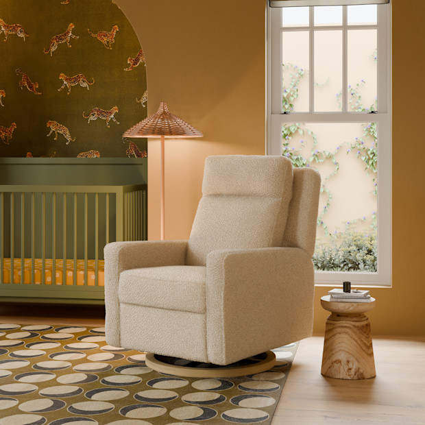 babyletto Sigi Pro Power Recliner and Swivel Glider.