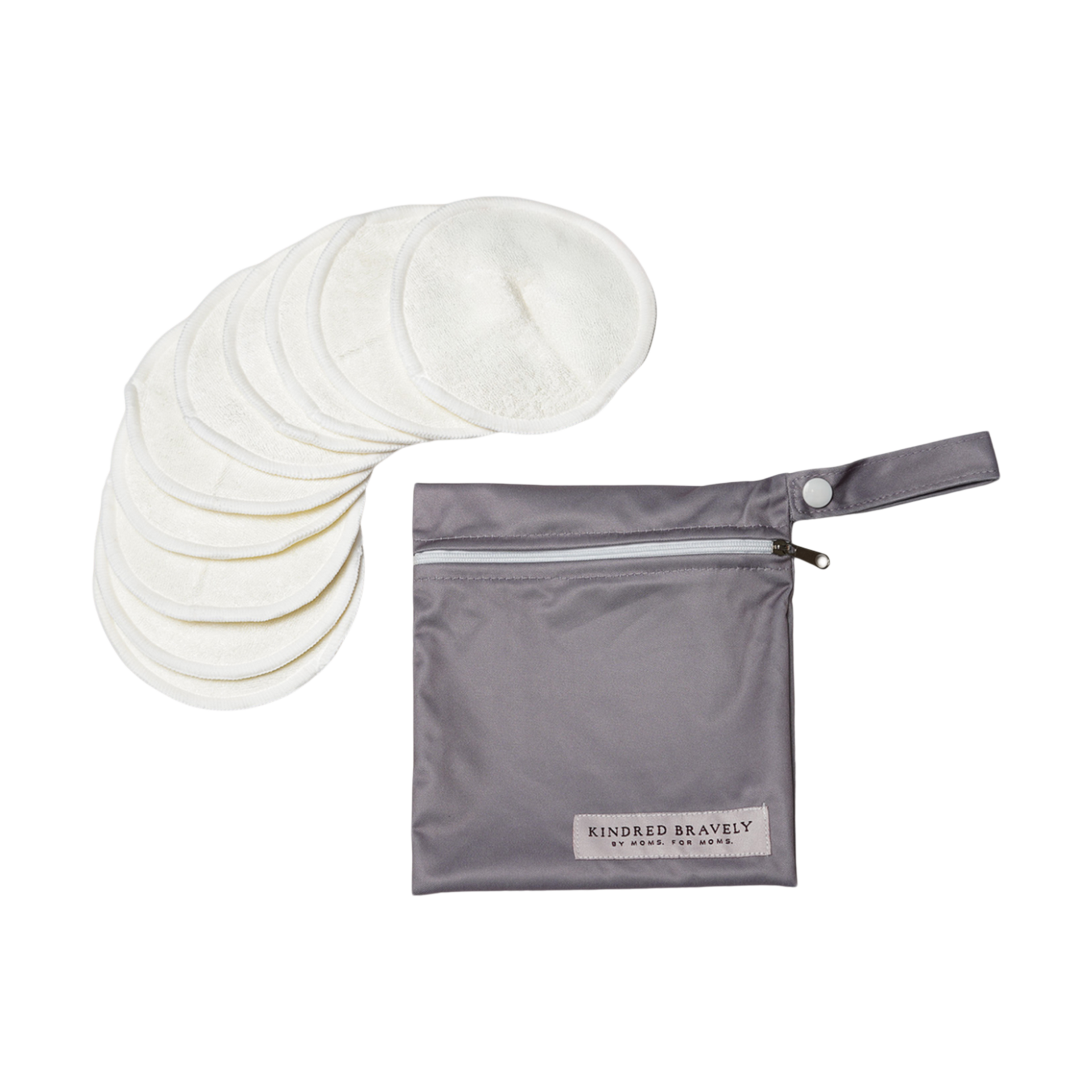 Kindred Bravely Organic Bamboo Breast Pads (10 Pack).