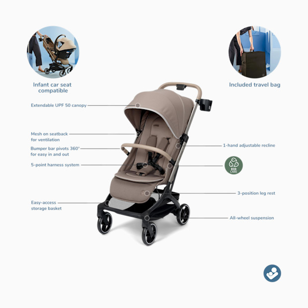 Maxi-Cosi Oxford Cabin Travel Stroller - Truffle.