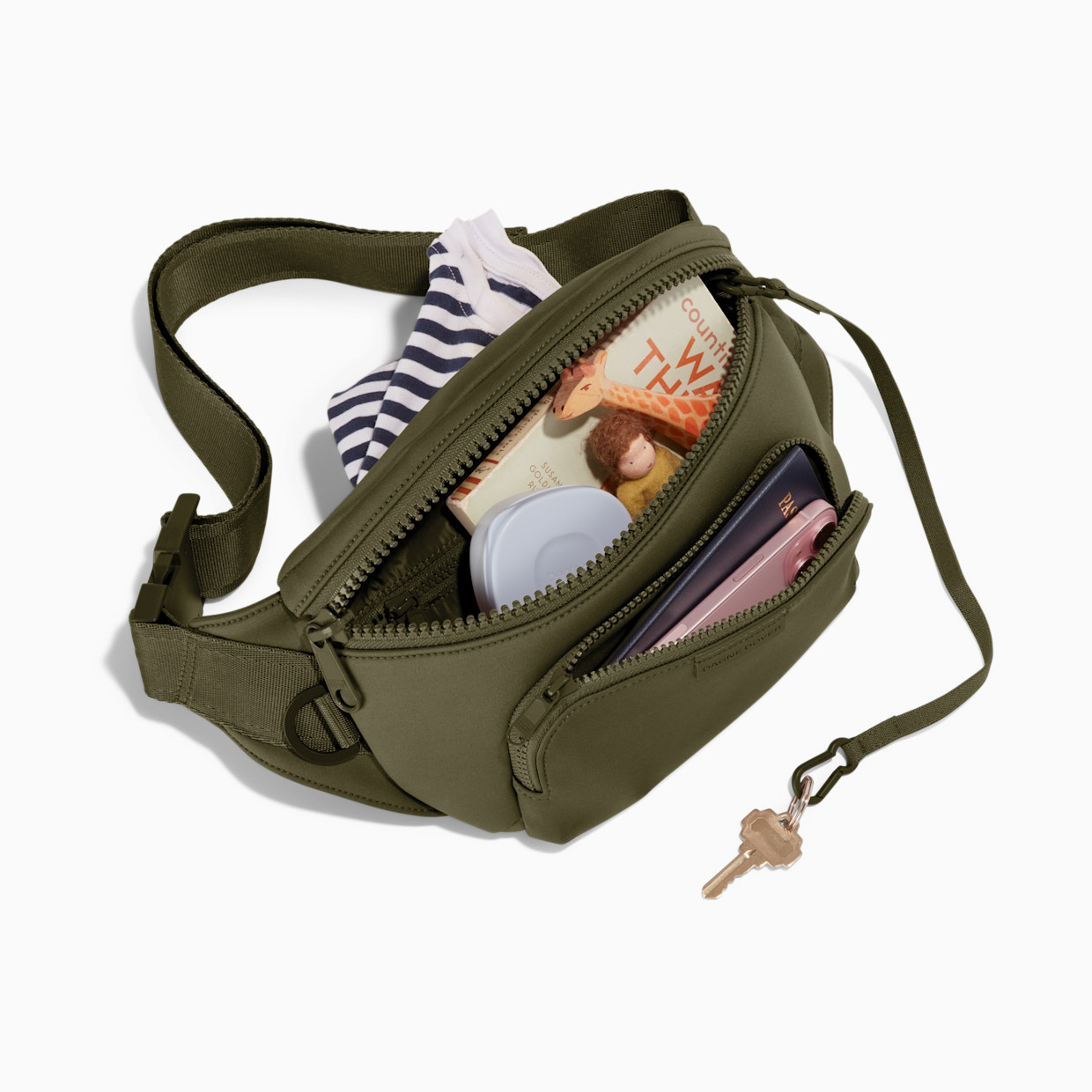 Dagne Dover Jax Fanny Pack - Dark Moss.