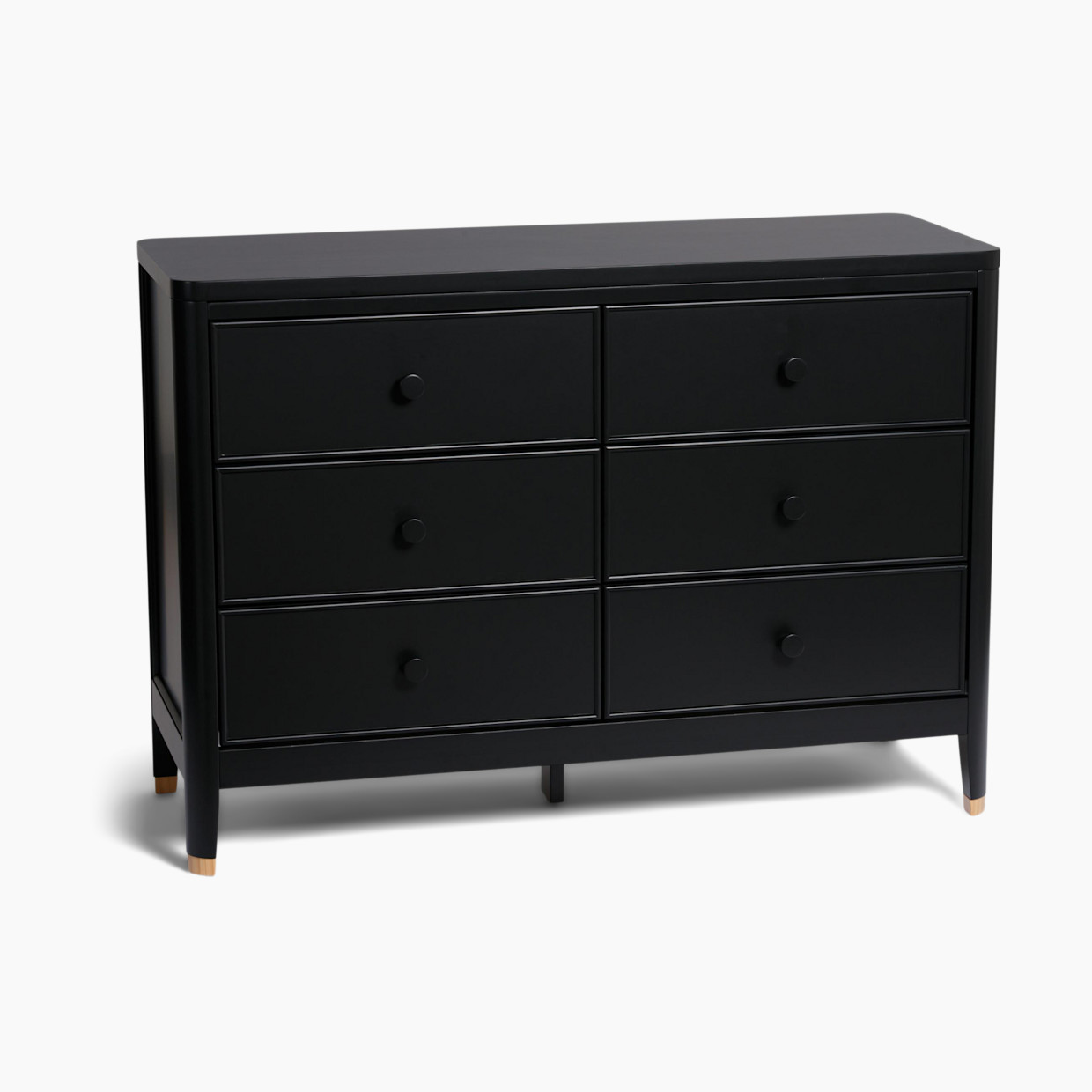 Little Seeds Aster 6-Drawer Dresser - Black.