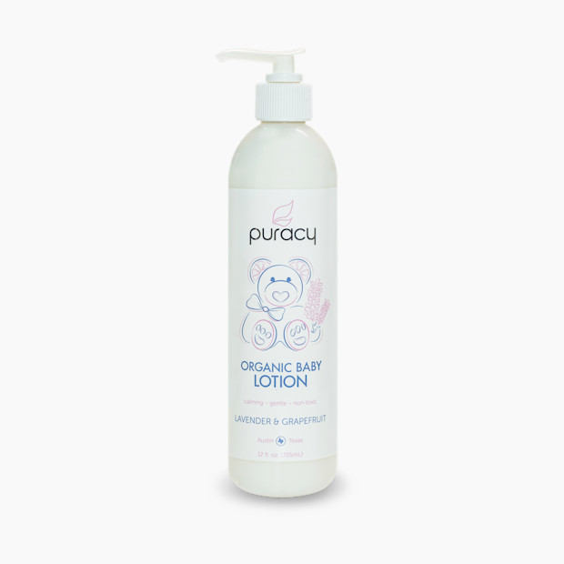 Puracy Organic Baby Lotion - Lavender & Grapefruit, 12 Oz.