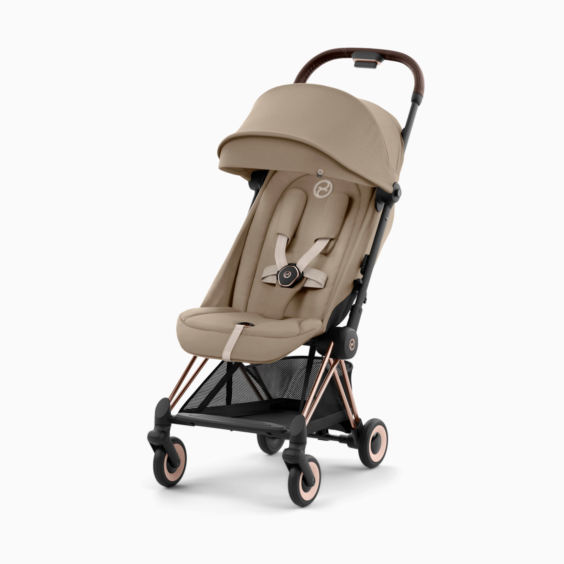 Cybex COYA Stroller - Style Collection - Rose Gold Frame/Coconut