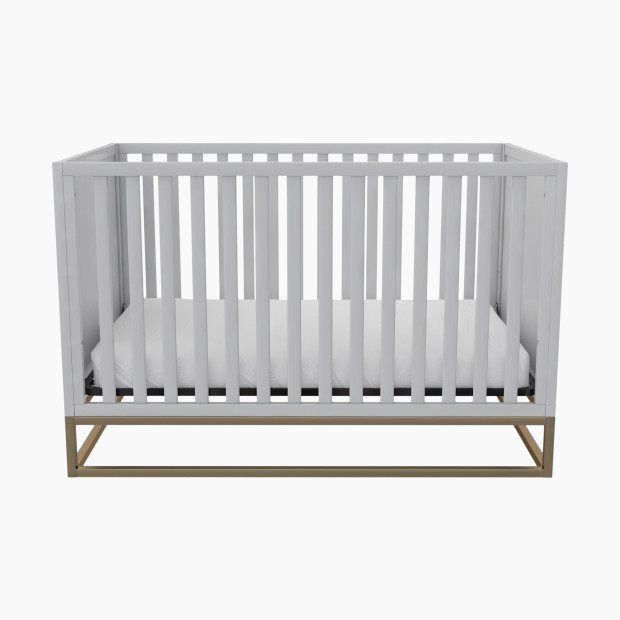 Little Seeds Haven 3-in-1 Metal Base Crib - Dove Gray.