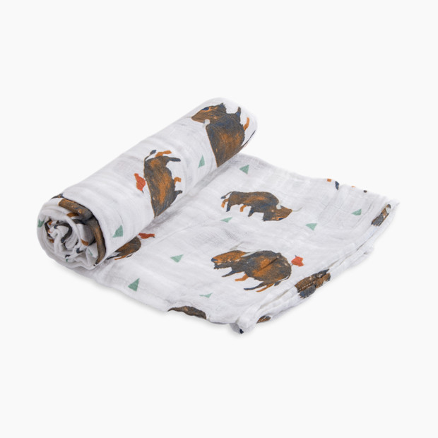 Little Unicorn Cotton Muslin Swaddle Blanket - Bison.