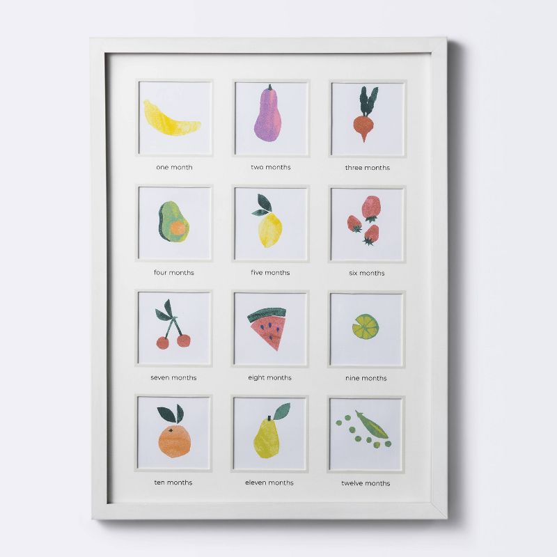 Cloud Island Milestone 4" x 4" Image Opening Picture Frame.