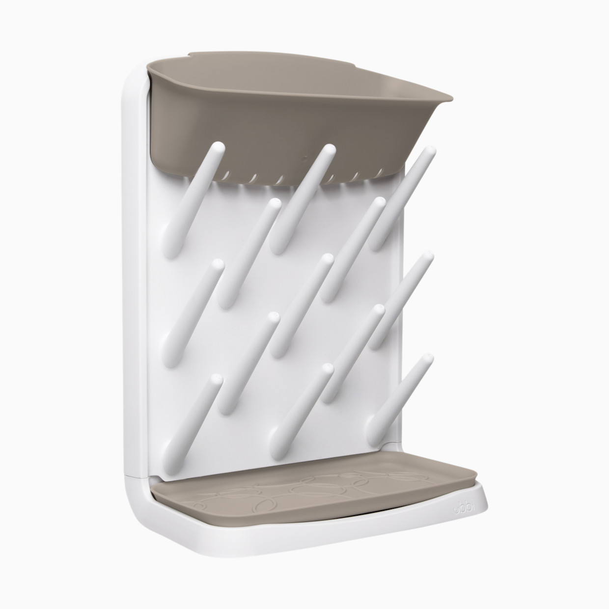 Ubbi Vertical Bottle Drying Rack - Taupe.