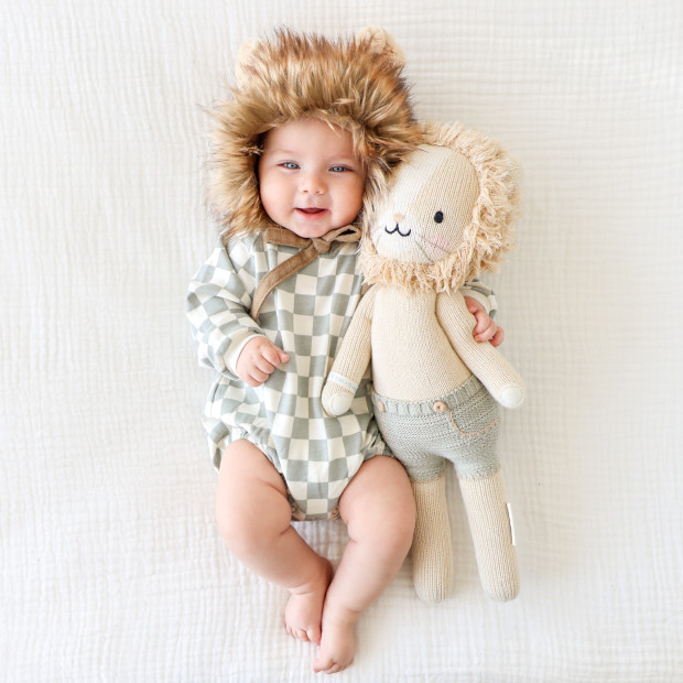 cuddle+kind Hand-Knit Doll - Sawyer The Lion, Little 13".