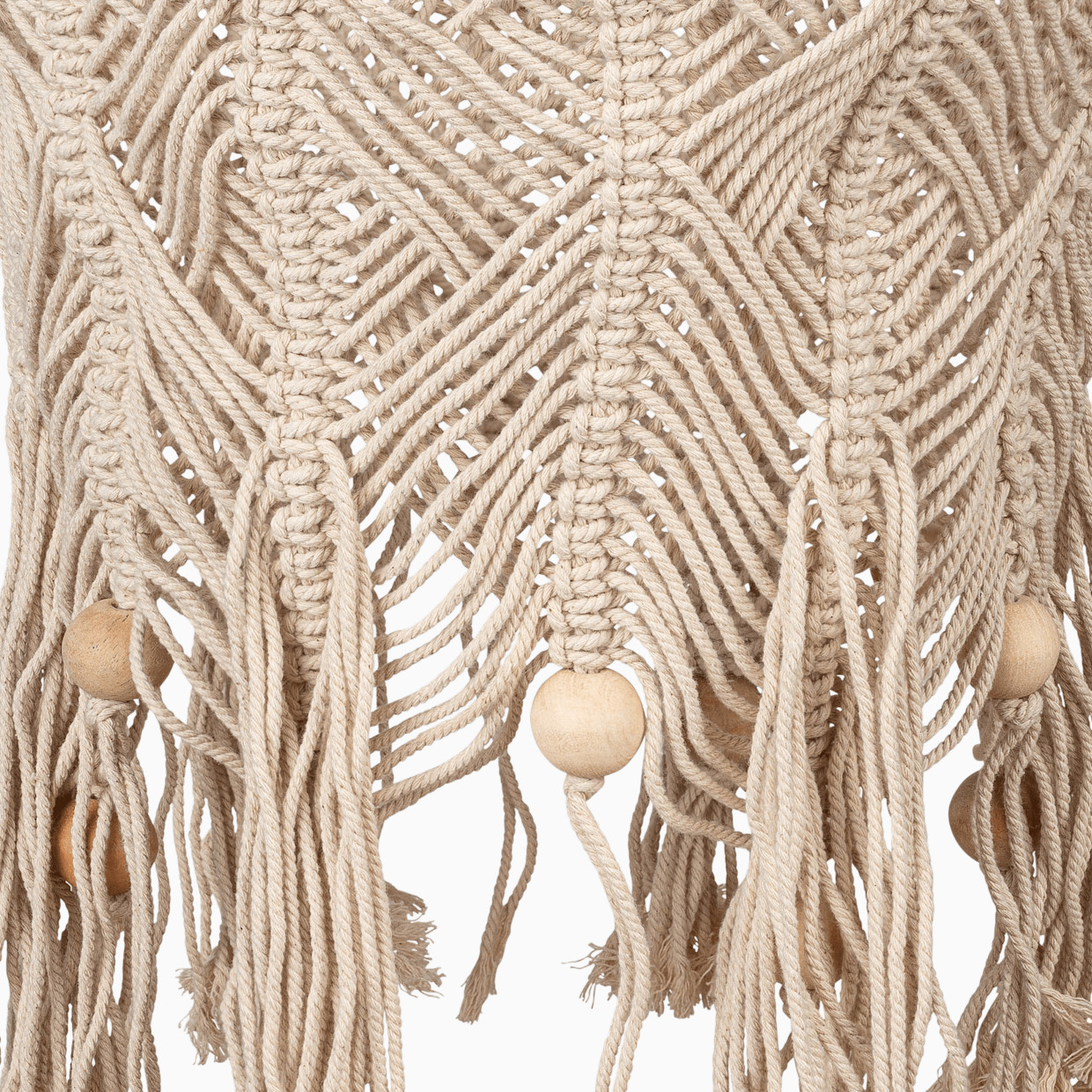 Crane Baby Macrame Nursery Ceiling Hanging.