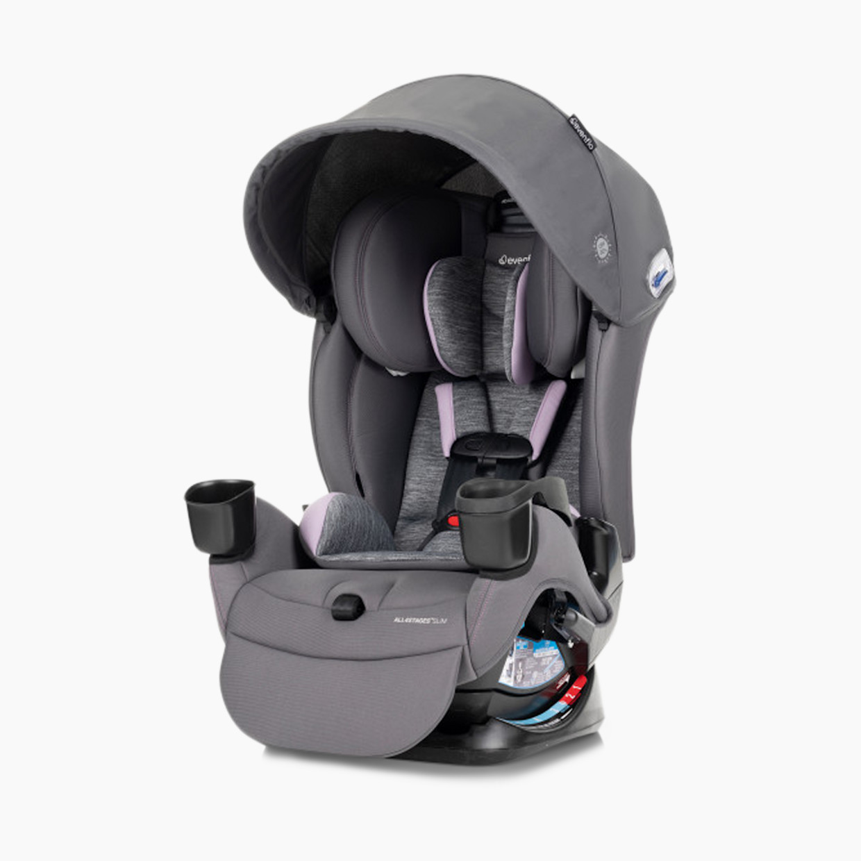 Evenflo All4Stages Slim+ 4-in-1 Convertible Car Seat - Bodie Gray.