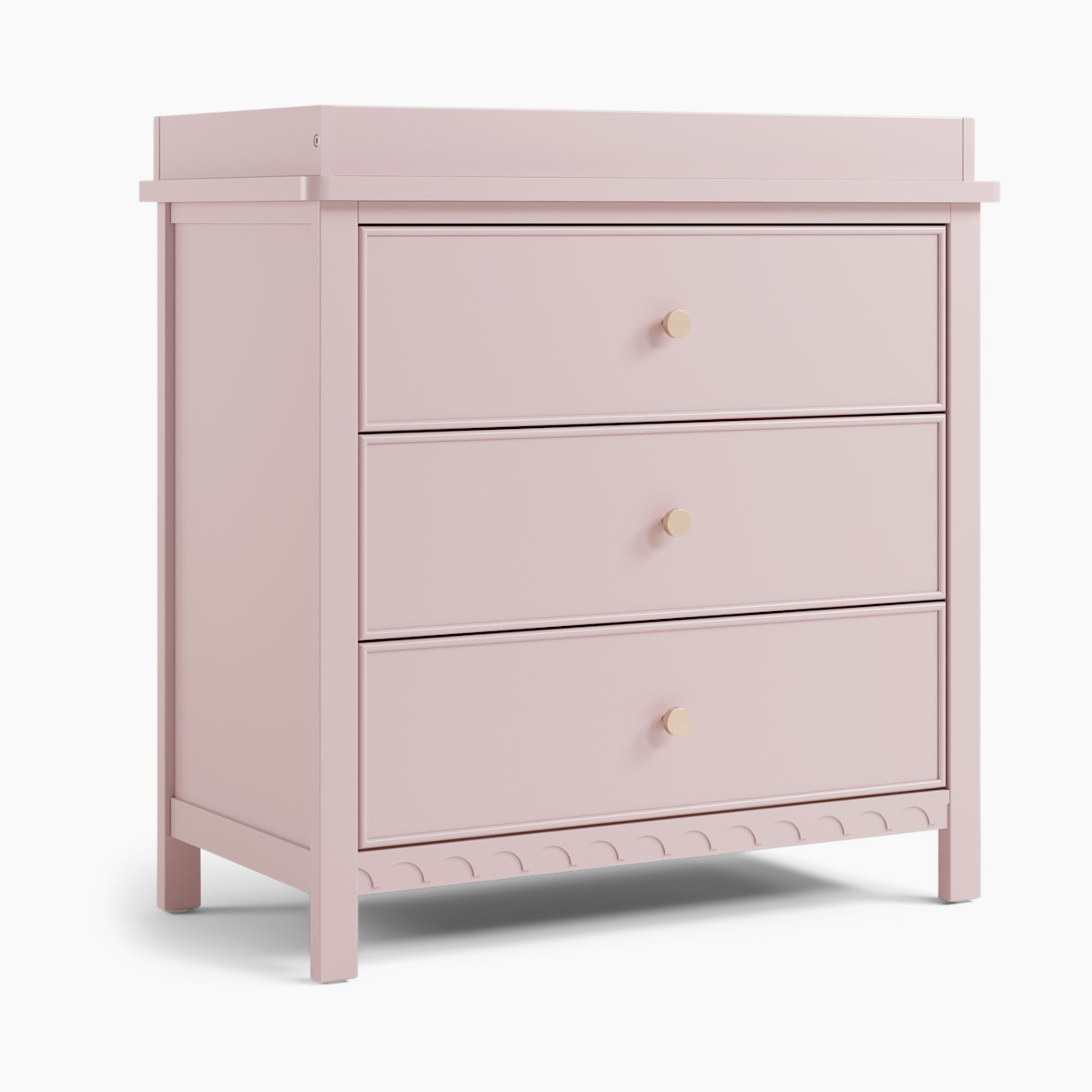 Graco Sasha 3 Drawer Chest with Changing Topper - Blush.
