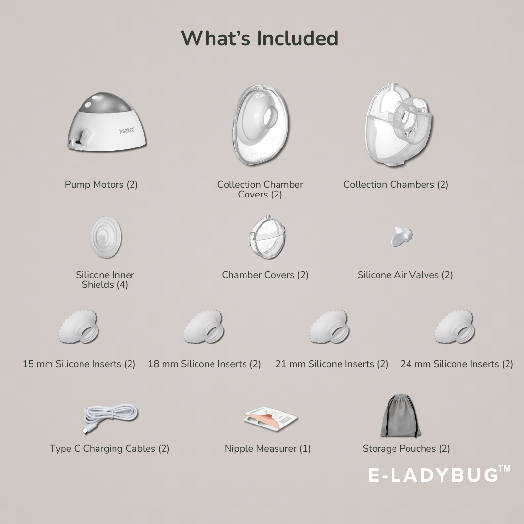 Haakaa E-Ladybug Wearable Electric Breast Pump.