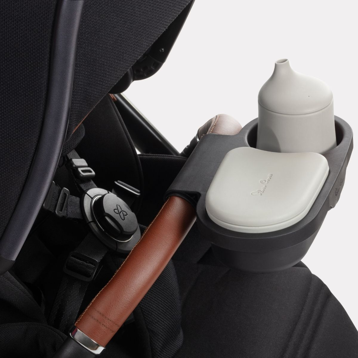 Silver Cross Universal Snack Tray - Black.