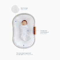Diagram of bassinet insert features