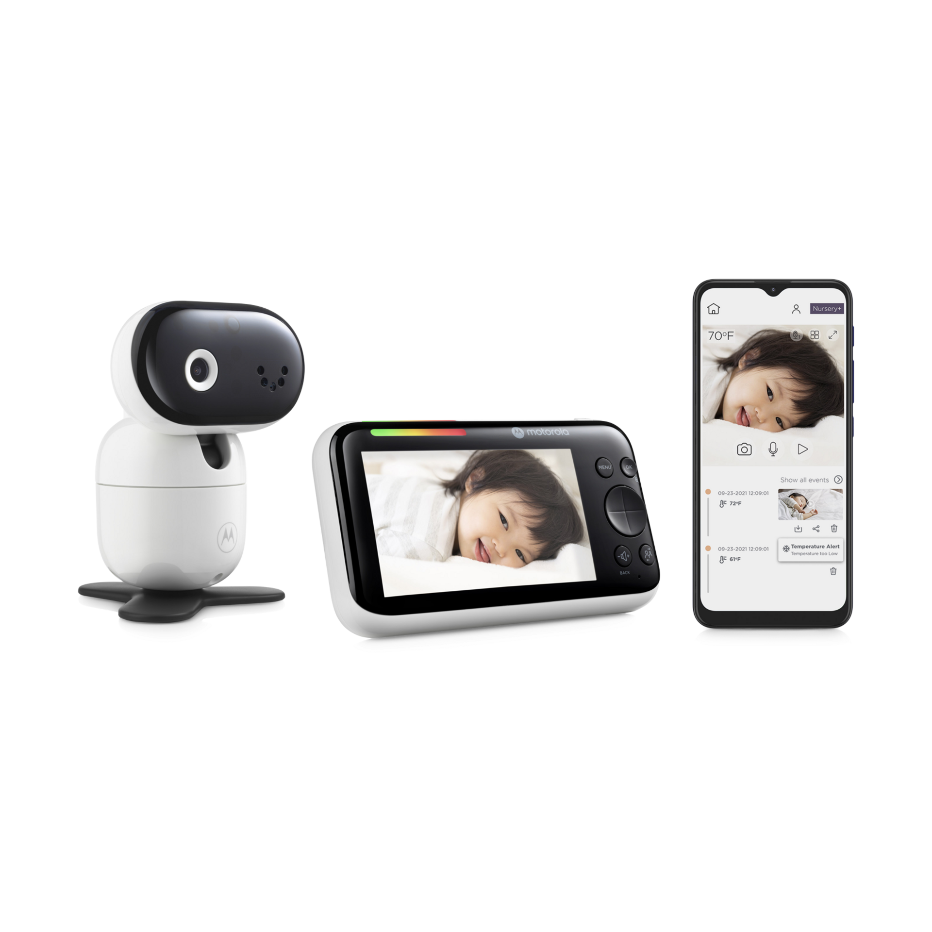Motorola PIP1610 HD Connect 5" 1080p  Remote Pan/Tilt Video Baby Monitor.
