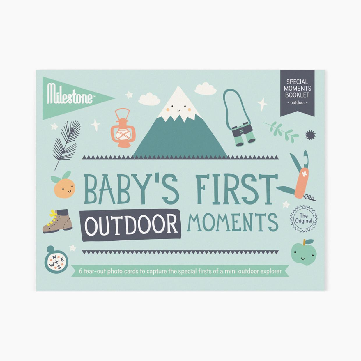 Milestone Baby's First Outdoor Photo Card Booklet.