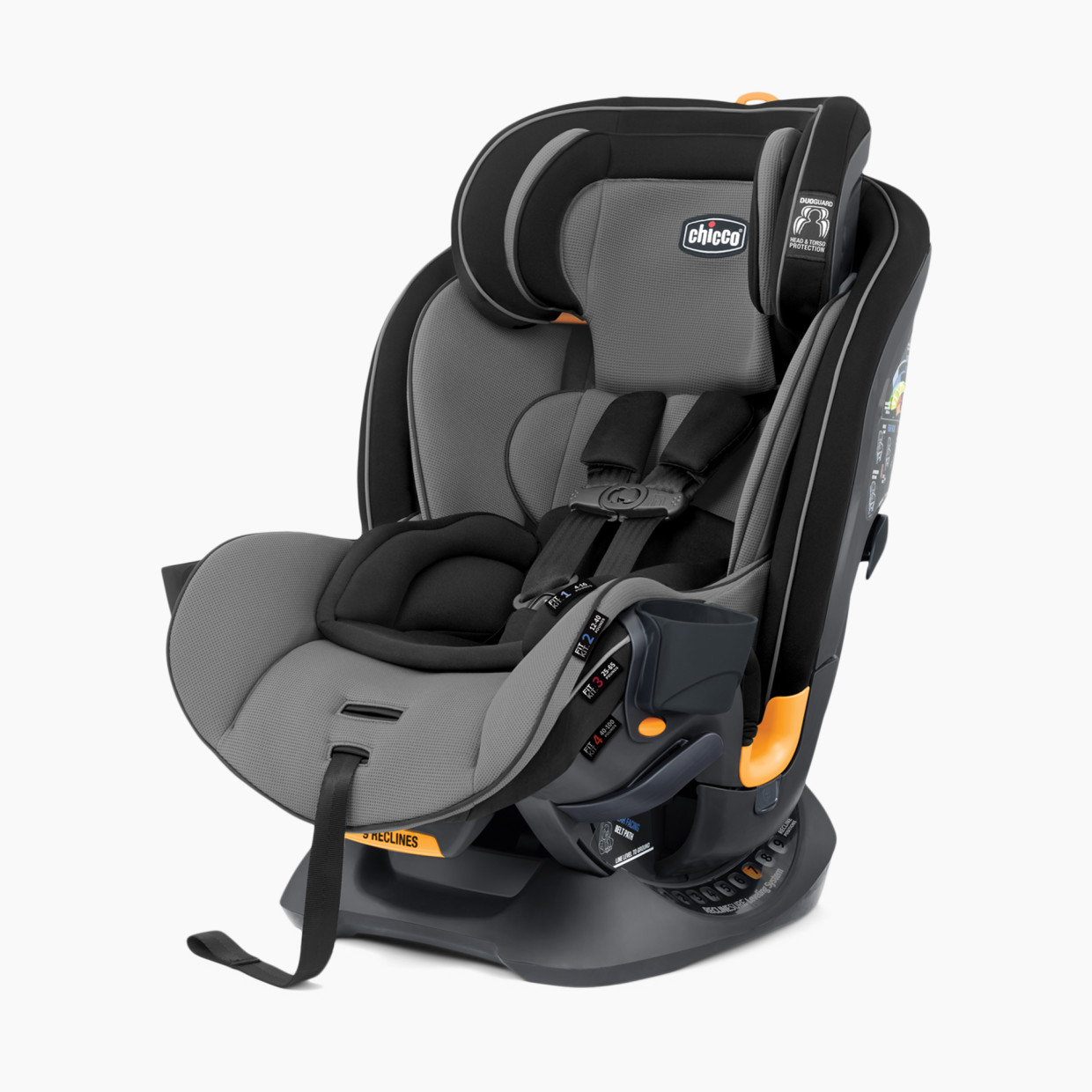 Chicco Fit4 4-In-1 Convertible Car Seat - Onyx.