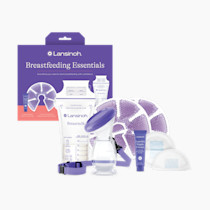 Lansinoh You’ve Got This Breastfeeding Essentials Kit for New Moms, 77-Piece Gift Set with Nursing Pads, Breastmilk Storage Bags, Nipple Cream, Hot & Cold Therapy Packs, and Silicone Breast Pump
