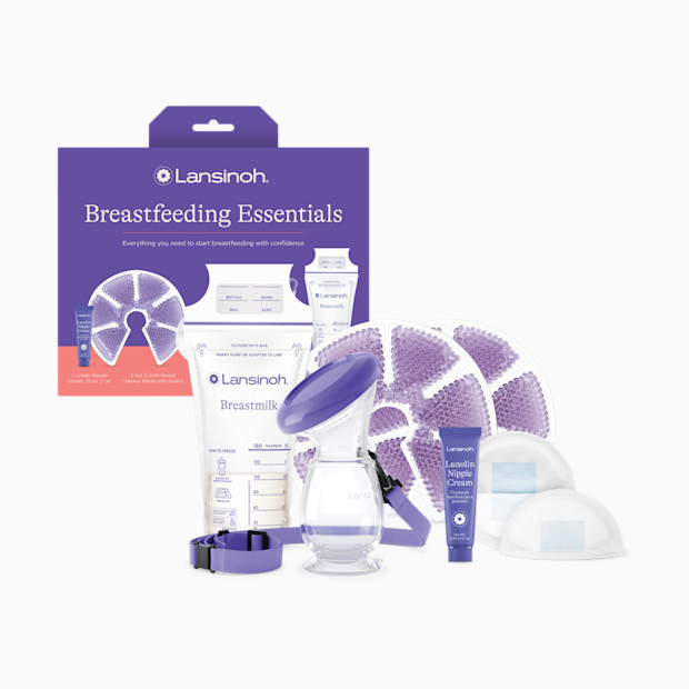 Lansinoh Breastfeeding Essentials Kit for Nursing Moms.