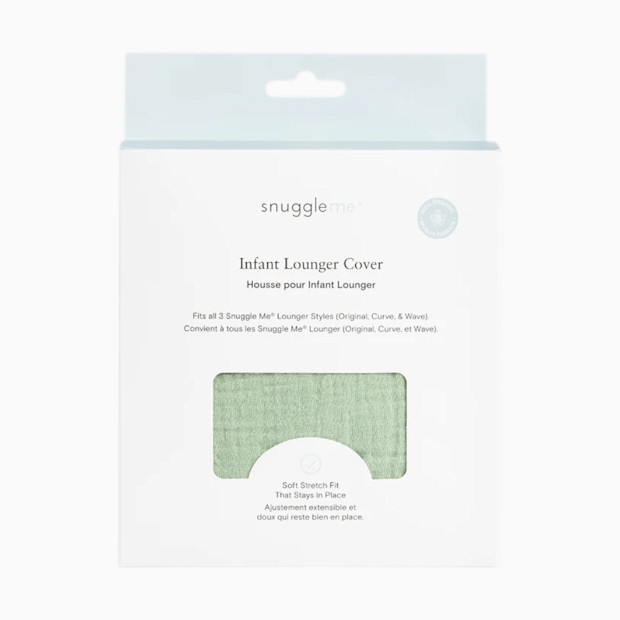 Snuggle Me Organic Infant Lounger Muslin Cover.
