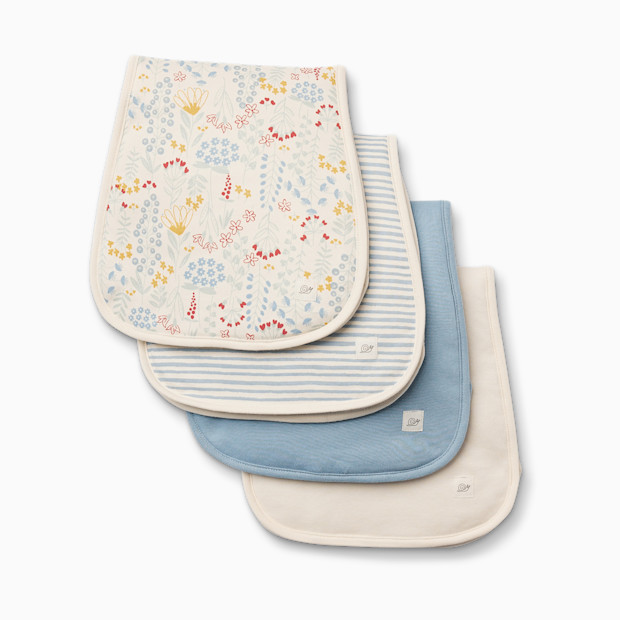 Tiny Kind 4 Pack Organic Burp Cloth - Multi Floral