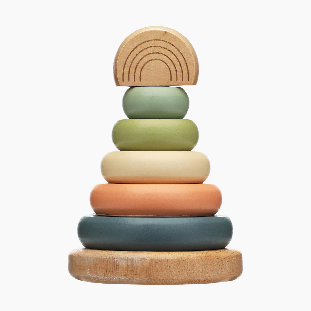 Pearhead Wooden Stacking Toy Tower.