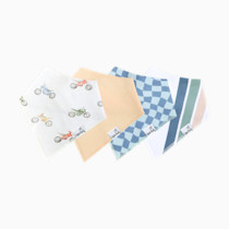 Copper Pearl Baby Bibs 4 Pack & 6 Pack, Bandana Drool Bibs for Baby Girl & Boy, Soft Cotton Bibs for Drooling and Teething