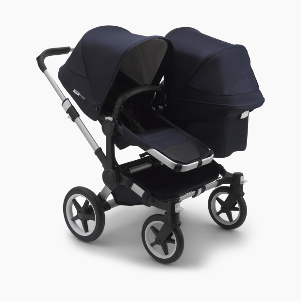 Bugaboo Donkey3 Duo Extension Set Complete - Dark Navy/ Classic Collection.